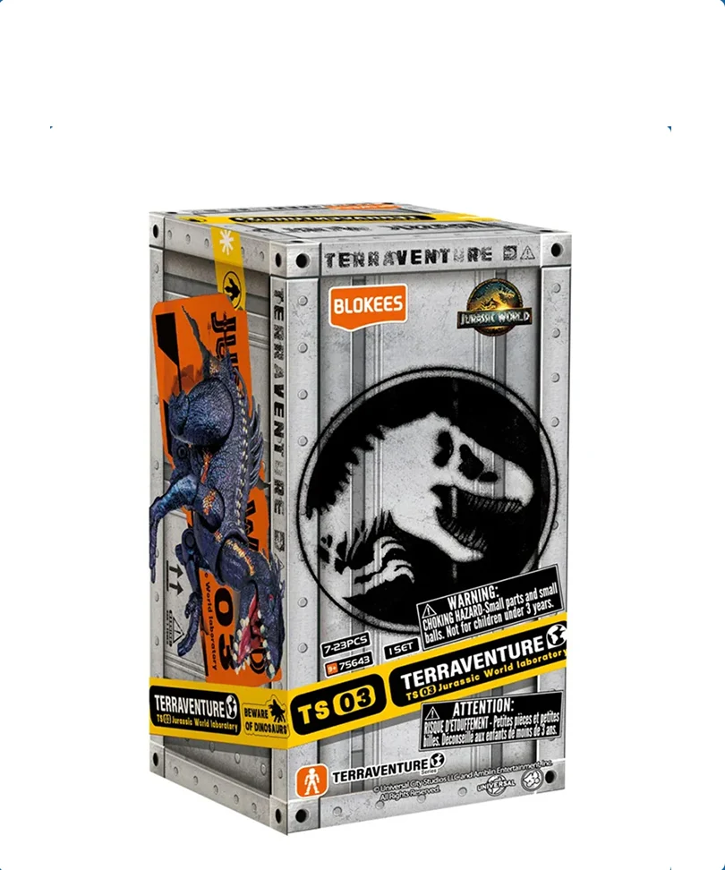 Jurassic World Blokees Plastic Model Kit Terraventure TS-03 - Blind Box