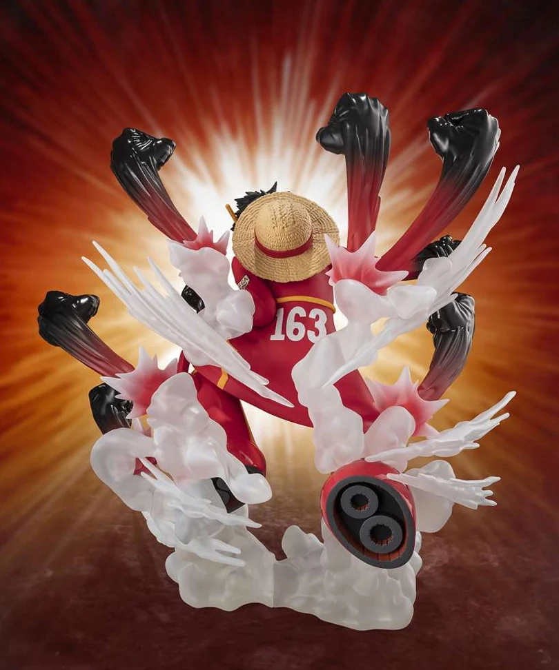 One Piece - Monkey D. Luffy Gum-Gum Hawk Gatling Extra Battle Figuarts Zero - immagine 3