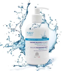 IDRATANTE 24h SAPONE LIQUIDO DELICATO Viso e Mani Rinfrescante, Tonificante IDRATANTE 24h SAPONE LIQUIDO DELICATO Viso e Mani Rinfrescante, Tonificante