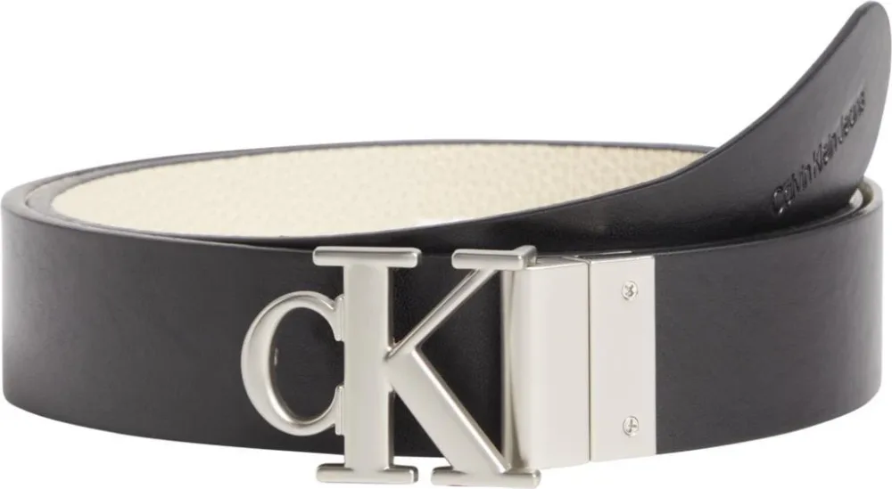 Calvin Klein Cintura Donna Round Mono Plaque Rev Belt