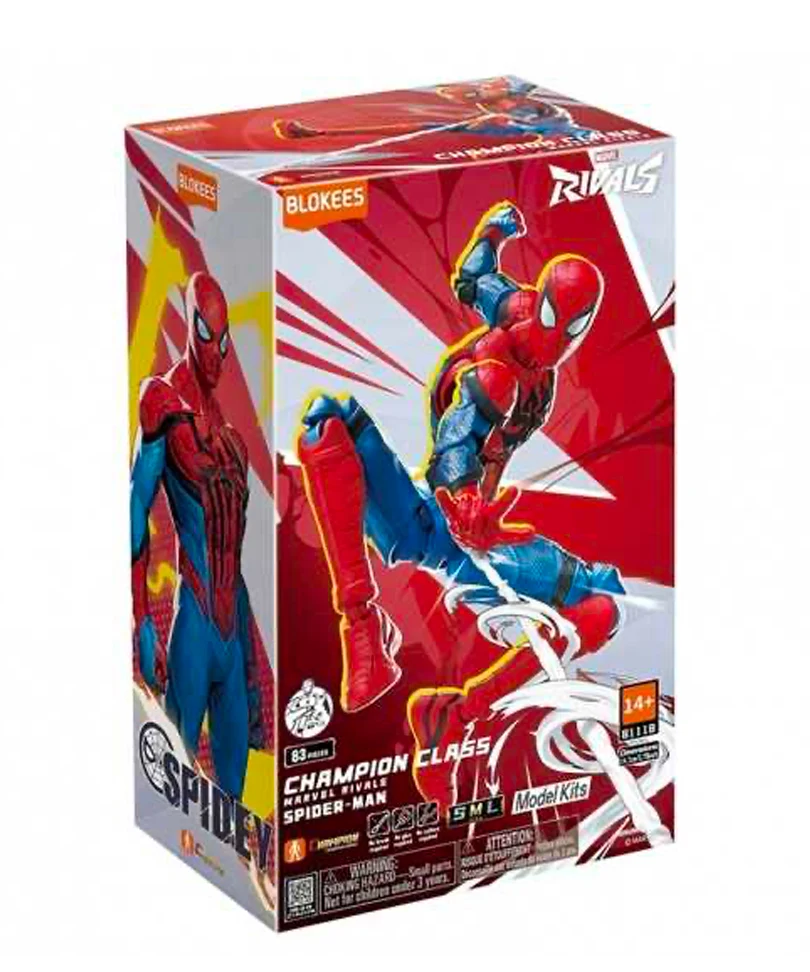 Marvel Rivals Blokees Plastic Model Kit Champion Class 06 Spider Man