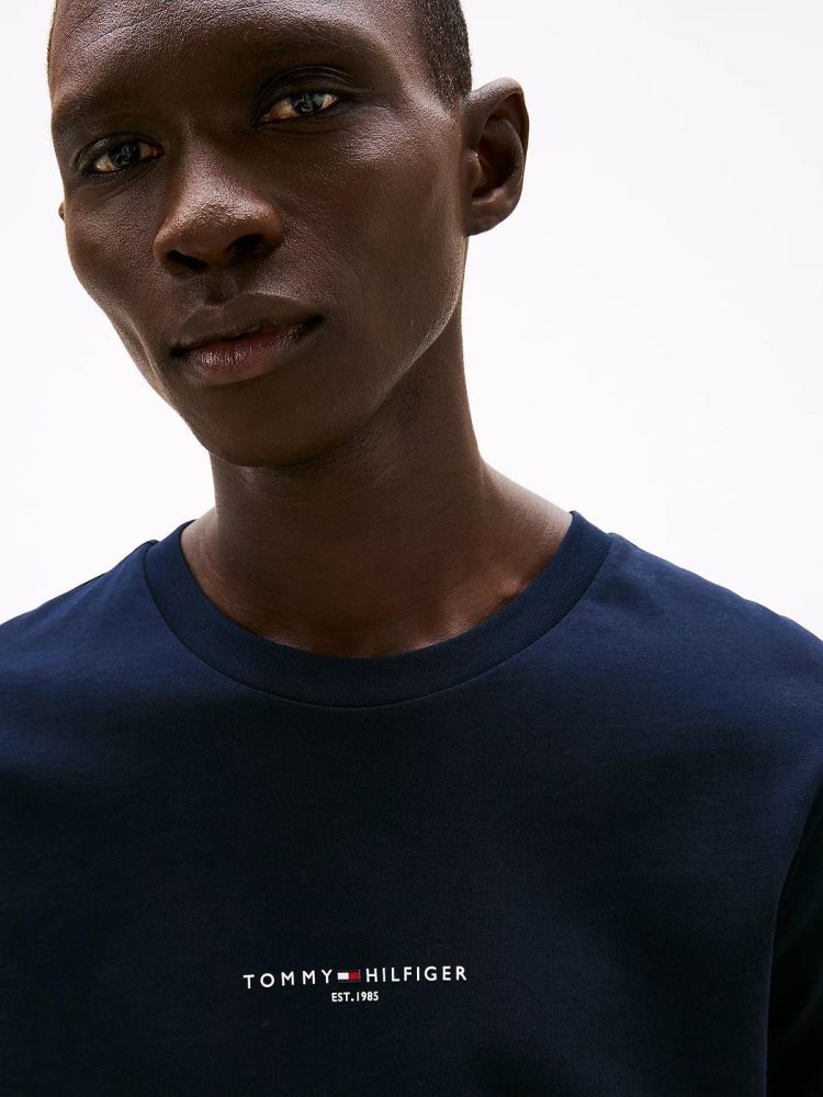 Tommy Hilfiger T Shirt Uomo Tommy Logo - immagine 3