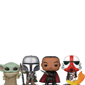 The Mandalorian, Grogu, Moff Gideon & Incinerator Trooper