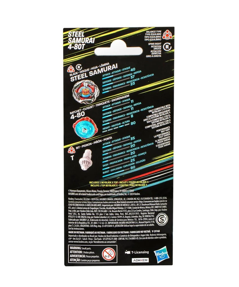 Beyblade X - Booster: Steel Samurai 4-80T - immagine 3