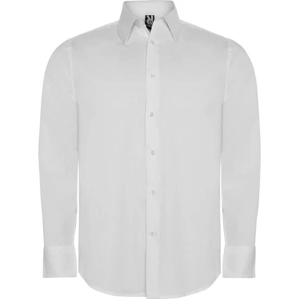 Camicia da Lavoro Maniche Lunghe MOSCU – Tessuto Elasticizzato e Polsini a Doppio Bottone - immagine 2