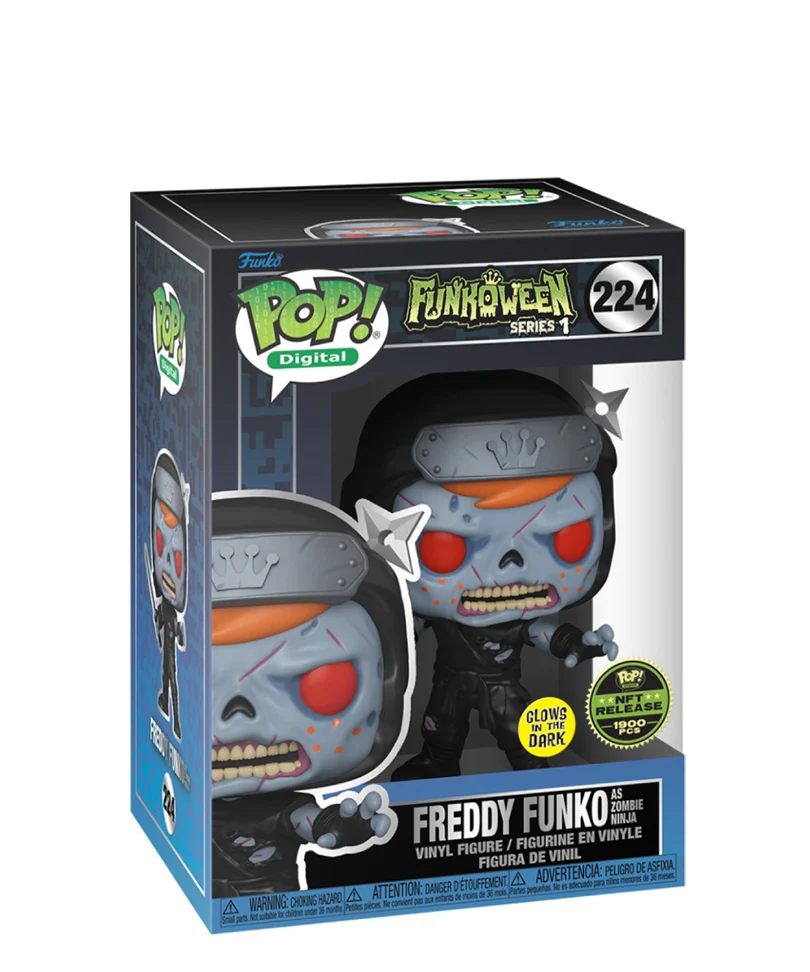 Freddy Funko as Zombie Ninja (Glow in the Dark)