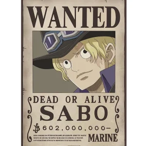 One Piece – Poster: “WANTED SABO” (52X38) One Piece – Poster: “WANTED SABO” (52X38)