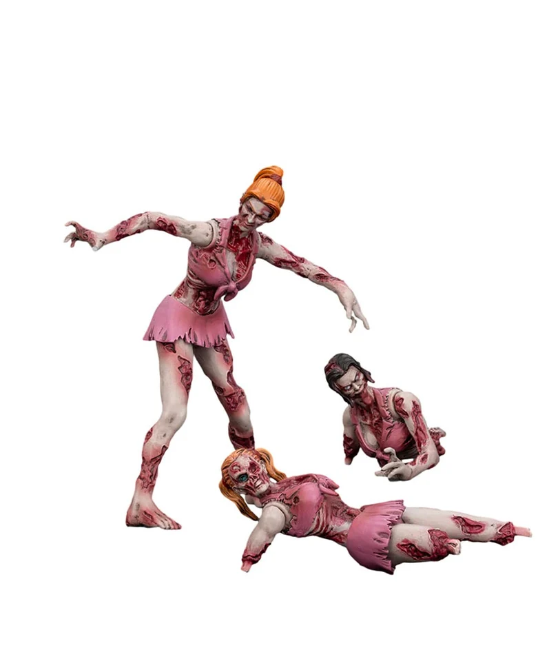 Zombie Dark Source – Action Figures 3-Pack Cheer Leaders 8 cm - immagine 2