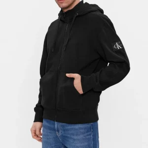 Calvin Klein Felpa Uomo Badge Hwk Zip Calvin Klein Felpa Uomo Badge Hwk Zip