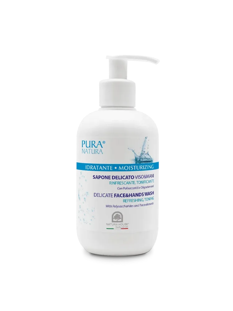 IDRATANTE 24h SAPONE LIQUIDO DELICATO Viso e Mani Rinfrescante, Tonificante - immagine 2