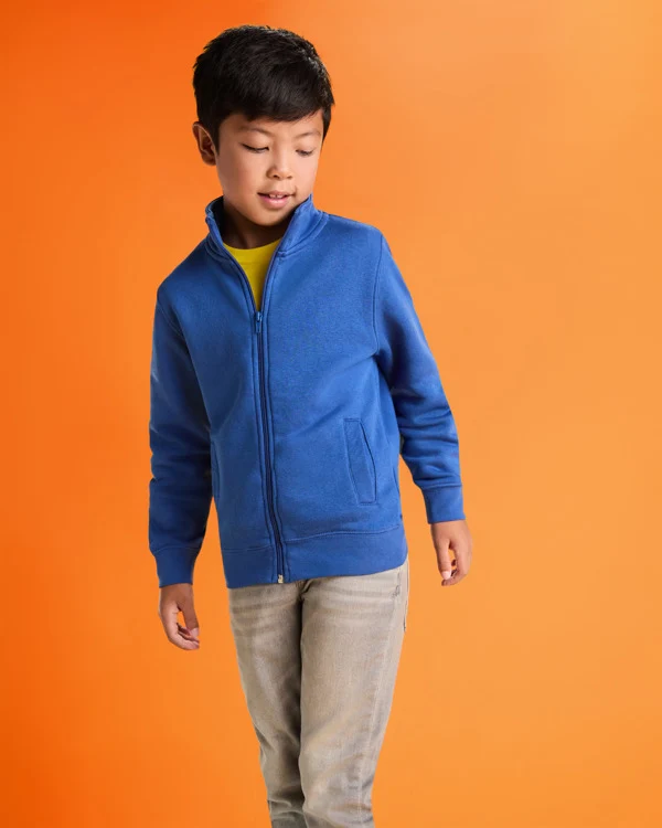 Felpa Ulan con Zip Bambino