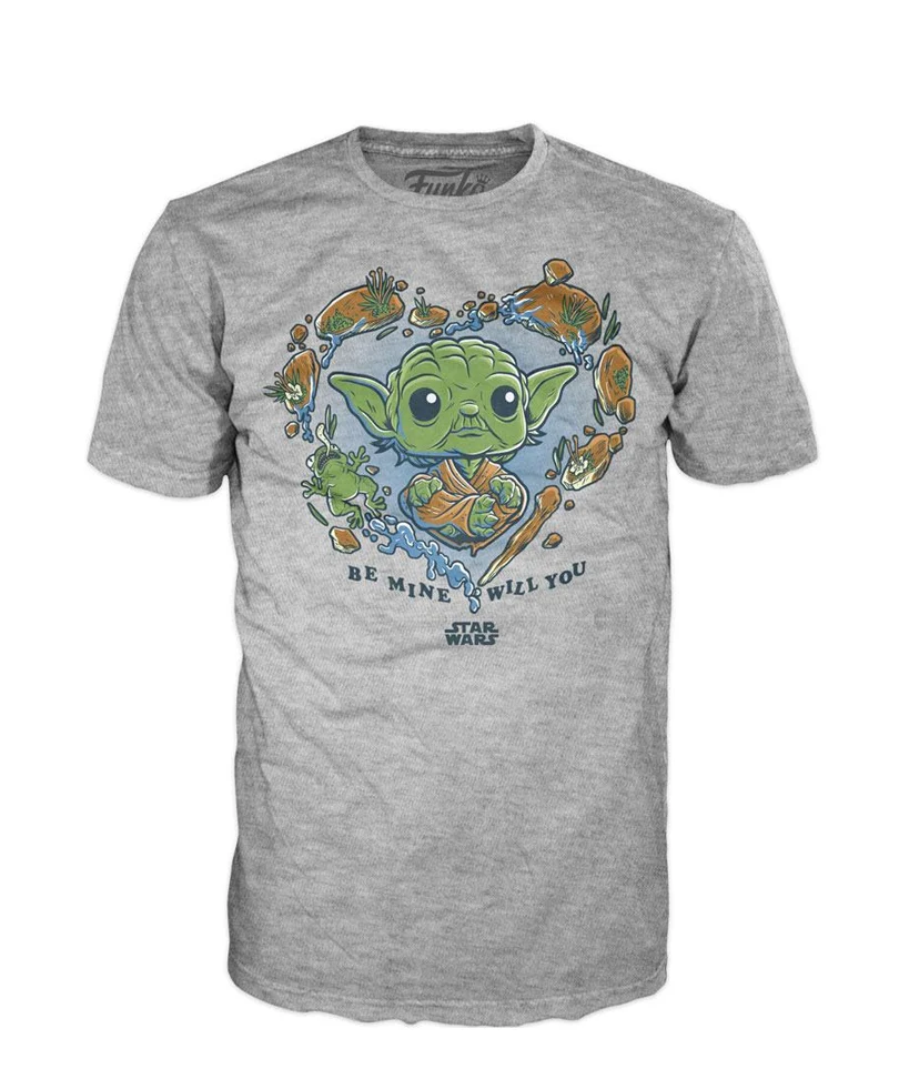 Star Wars – POP! T-Shirt Be Mine Yoda Taglia XL