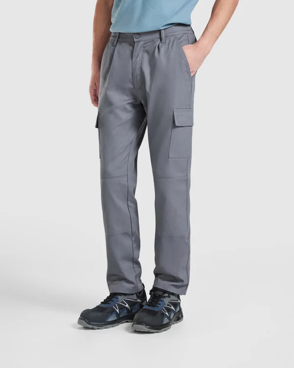 Pantalone da Lavoro Multitasche SAFETY – Rinforzato su Ginocchia e Cavallo | Roly WRK