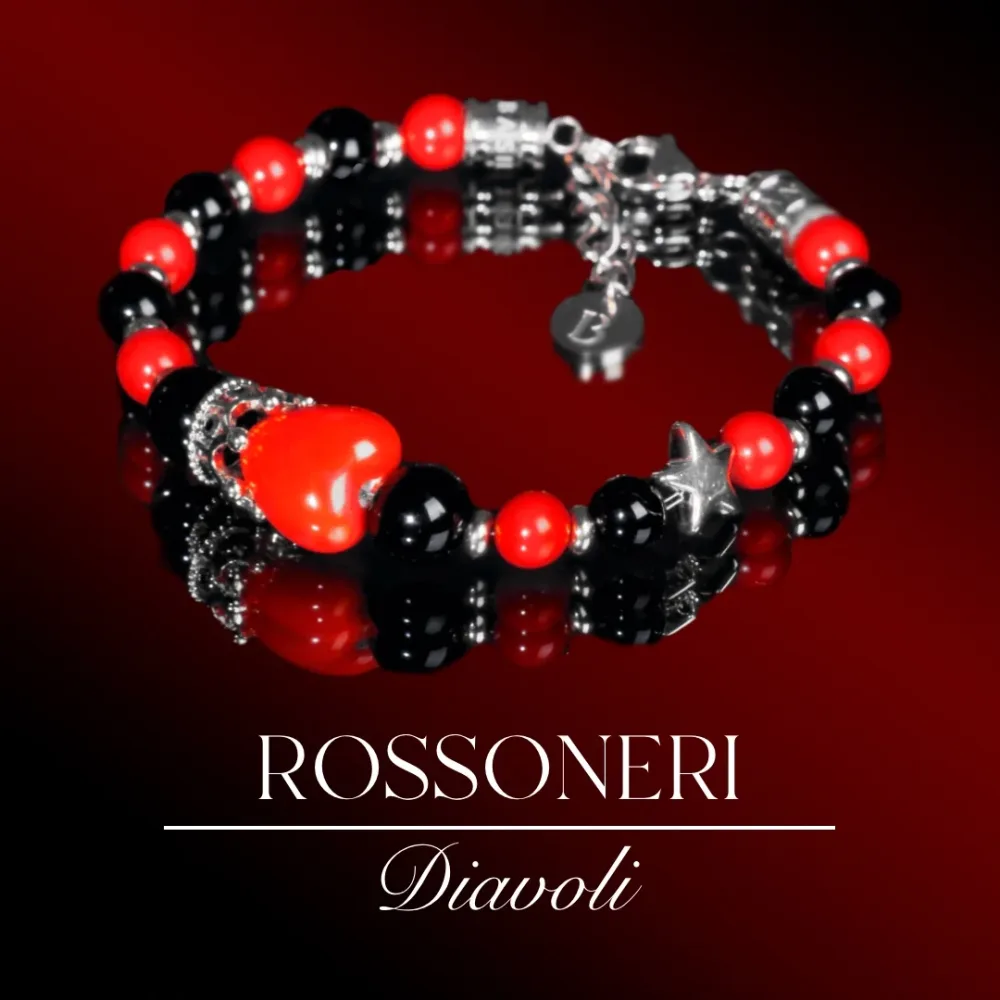 ROSSO NERI SILVER SPECIAL EDITION GANCIO ACCIAO 6 MM