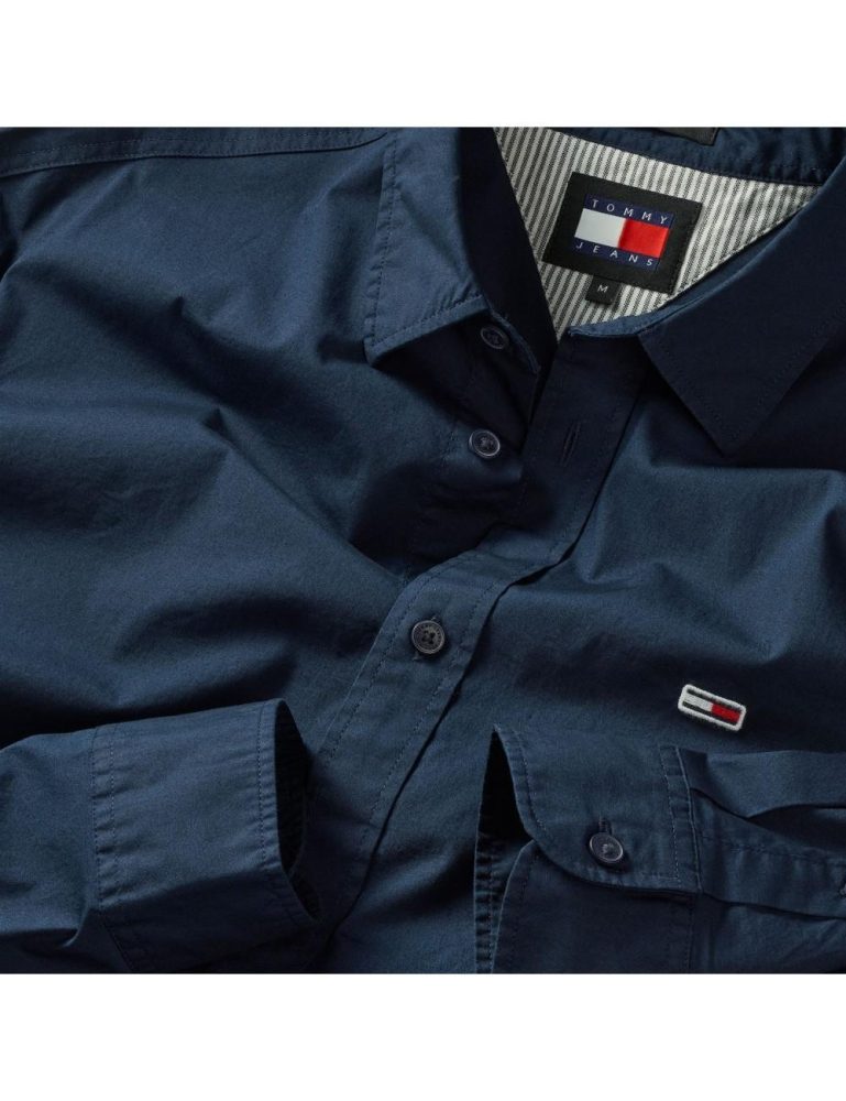 Tommy Hilfiger Camicia Uomo Entry Slim Poplin - immagine 3