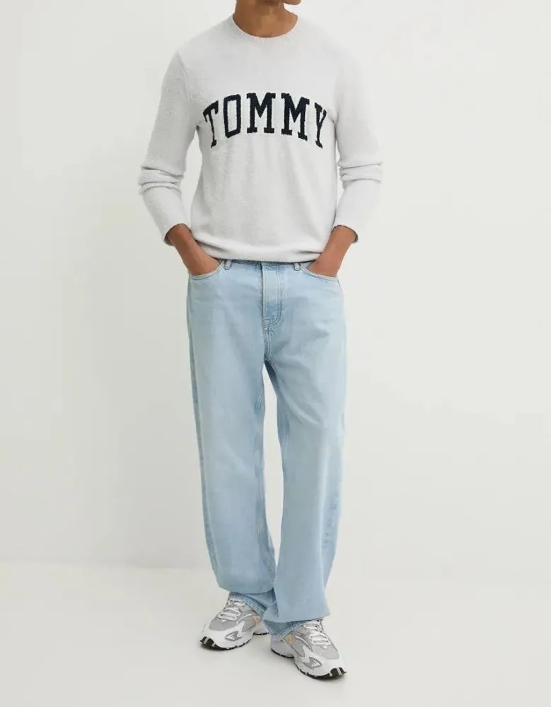 Tommy Hilfiger Maglia Uomo Slim Boucle Varsity