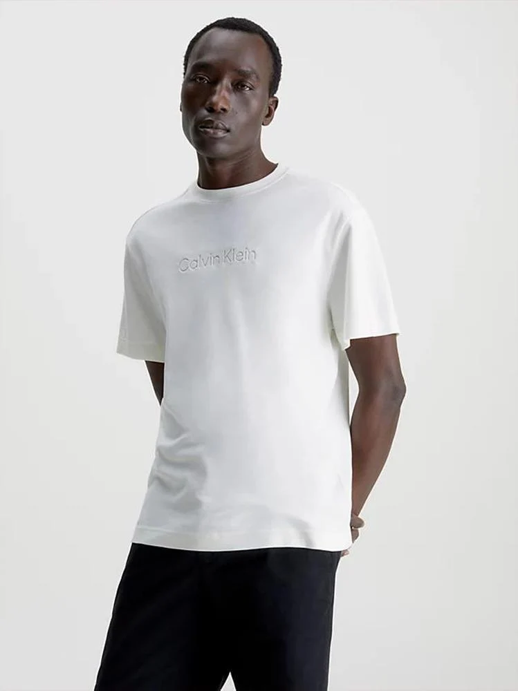 Calvin Klein T-Shirt Uomo Comfort Debossed Logo - immagine 2