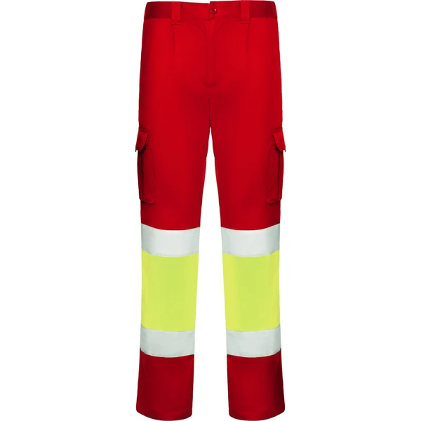 Pantalone Multitasche DAILY STRETCH HV Alta Visibilità Bicolore – Tessuto Elasticizzato | Roly WRK - immagine 2