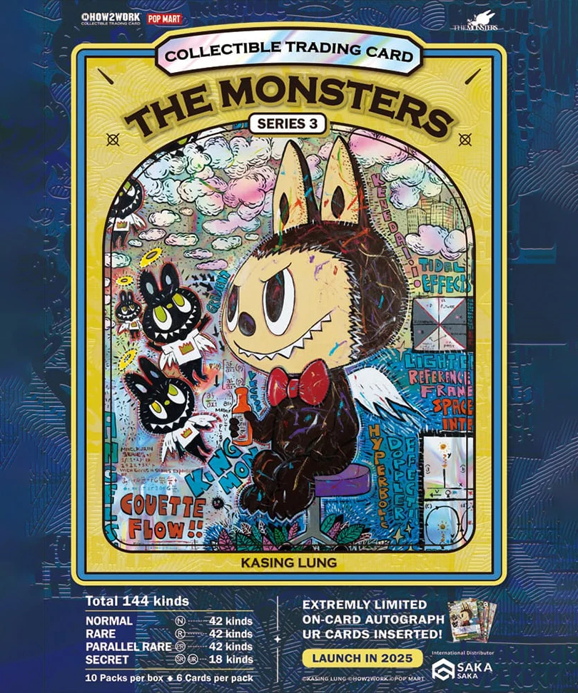 Labubu Chrome Trading Cards – The Monsters Series 3 - How2Work (Edizione Limitata) - immagine 2