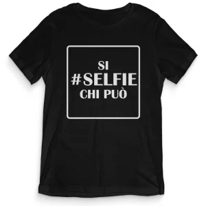 TeesBlitz tee137 – T-Shirt divertente – Si Selfie chi può TeesBlitz tee137 – T-Shirt divertente – Si Selfie chi può