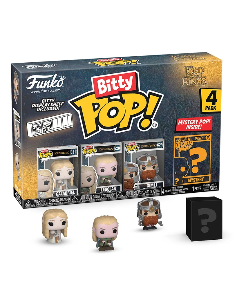 Galadriel / Legolas / Gimli / Mystery Bitty (4-Pack)