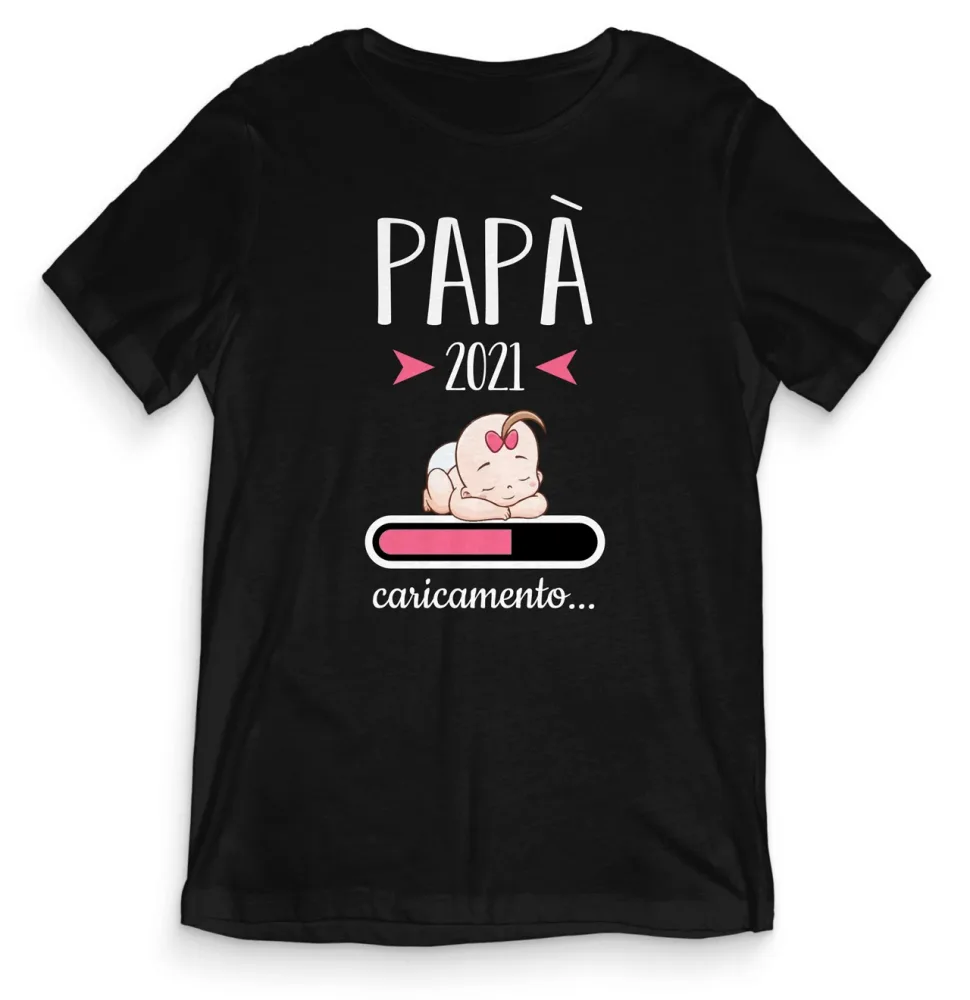 TeesBlitz T-Shirt divertente – Papà 2021 caricamento… – tee21-037