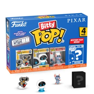 Wall-E with Fire Extinguisher / Eve / Remy / Mystery Bitty (4-Pack) Wall-E with Fire Extinguisher / Eve / Remy / Mystery Bitty (4-Pack)