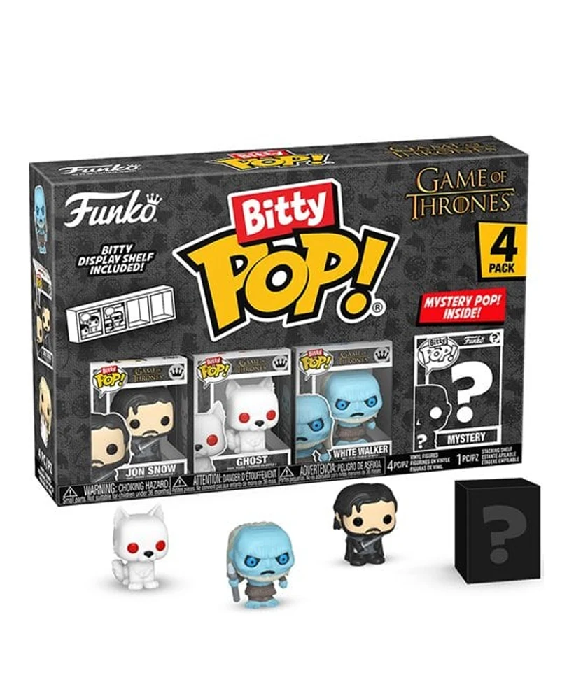 Jon Snow / Ghost / White Walker / Mystery Bitty (4-Pack)