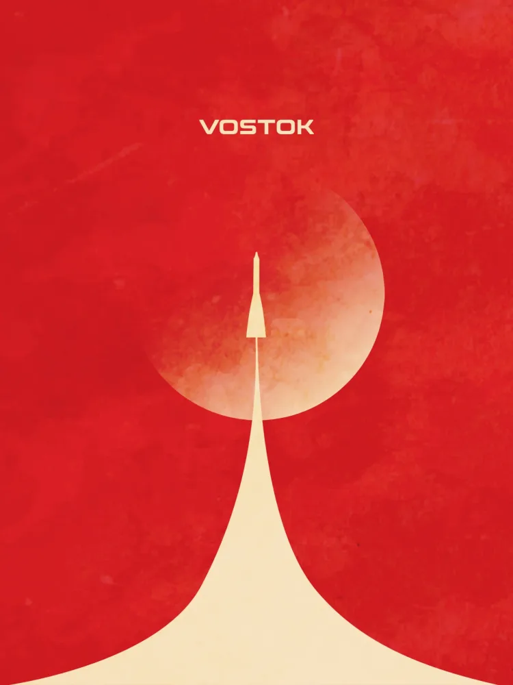 TeesBlitz Collection T-Shirt maglia Vostok Timeless Space SPACE010 - immagine 3