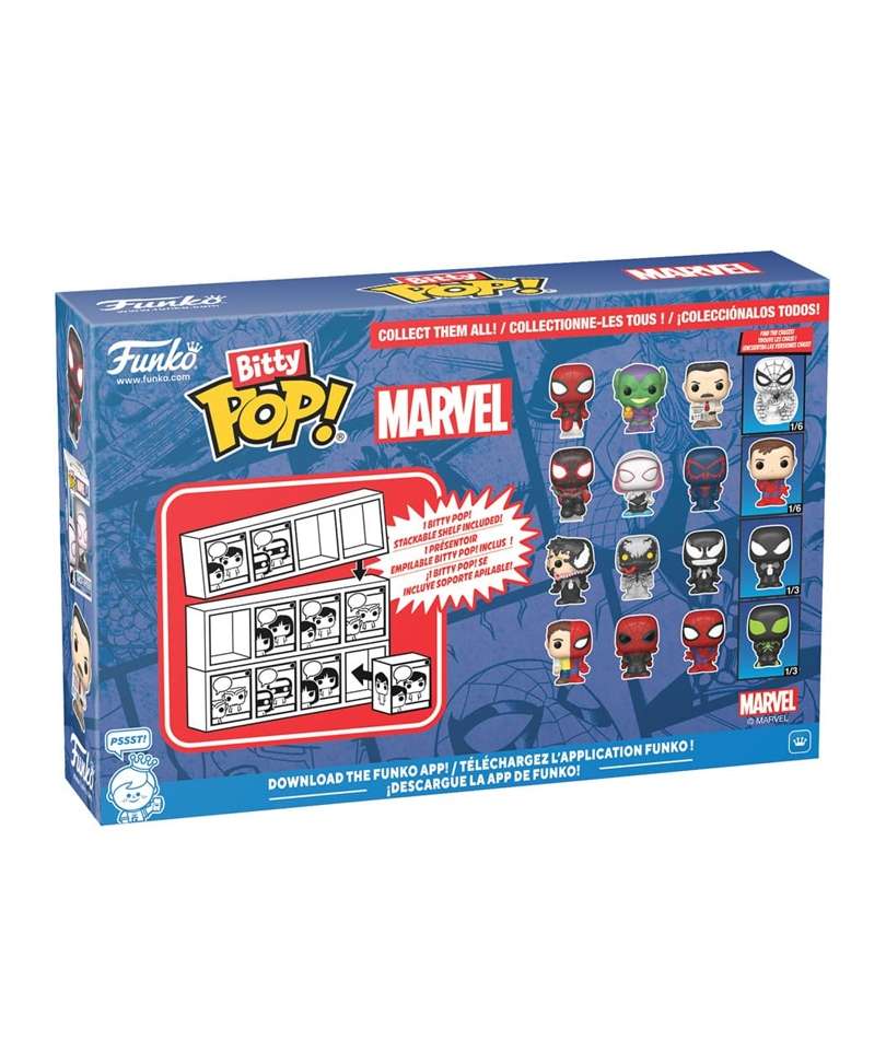 Miles Morales / Ghost-Spider / Spider-Man 2099 / Scegli il tuo Bitty (4-Pack) - immagine 2
