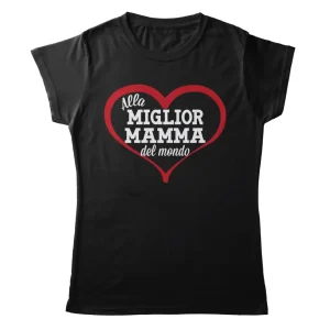 TeesBlitz T-Shirt divertente – Alla miglior mamma del mondo – tee21-034 TeesBlitz T-Shirt divertente – Alla miglior mamma del mondo – tee21-034