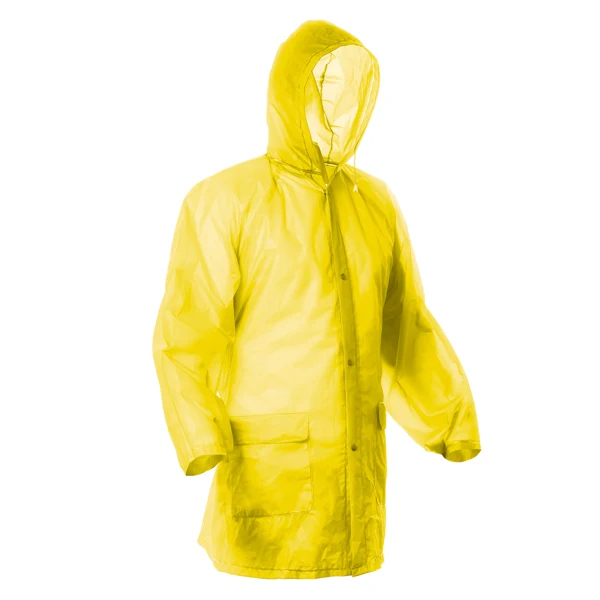 Impermeabile con Finiture Termosaldate, Cappuccio Regolabile e 4 Bottoni a Pressione - immagine 3