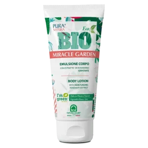MIRACLE GARDEN BIO EMULSIONE CORPO con Estratto di Rosmarino, Idratante MIRACLE GARDEN BIO EMULSIONE CORPO con Estratto di Rosmarino, Idratante