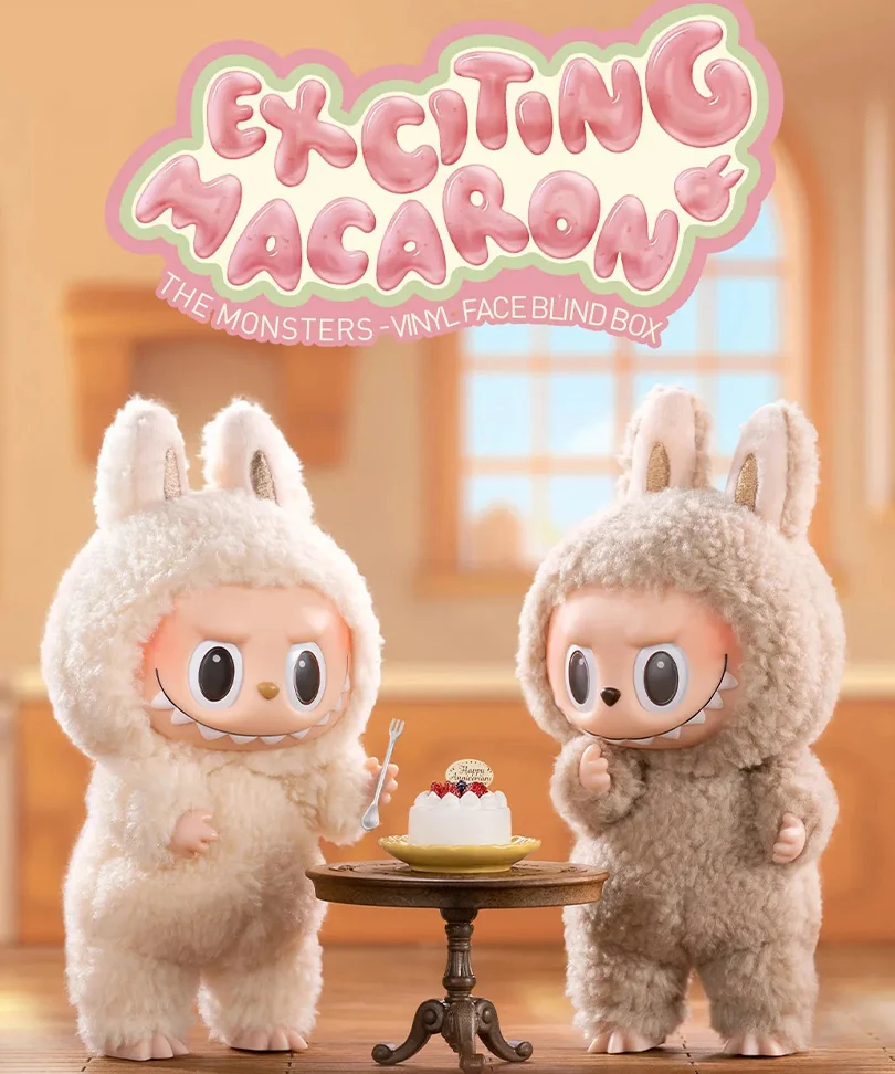 Labubu Exciting Macaron Series Blind Box - Pop Mart Official Figure - immagine 2