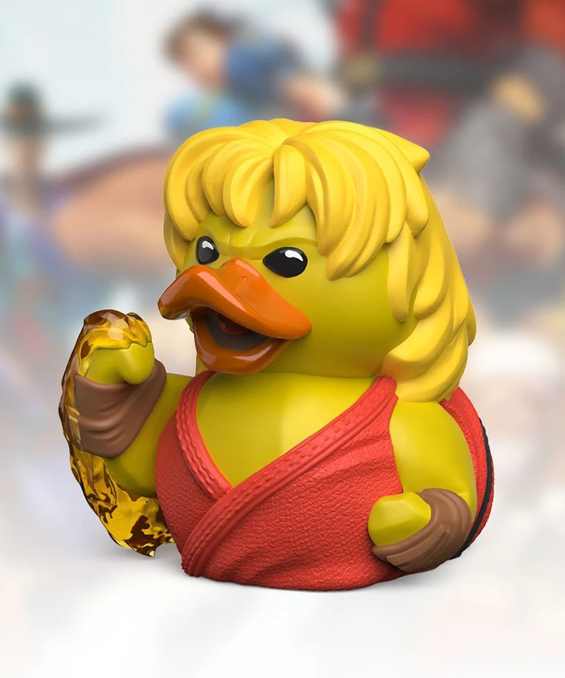 Street Fighter Ken TUBBZ Cosplaying Duck Collectible
