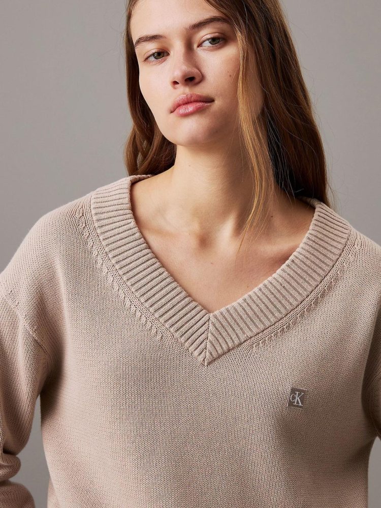 Calvin Klein Maglia Donna Ck Embro Badge - immagine 3