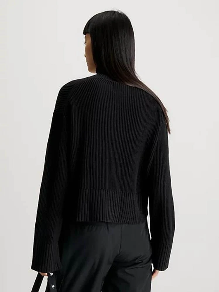 Calvin Klein Maglia Donna Label Chunky Sw - immagine 3