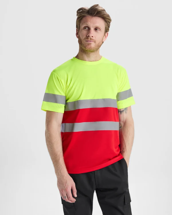 T-shirt DELTA Alta Visibilità Maniche Corte – Tessuto Tecnico Traspirante