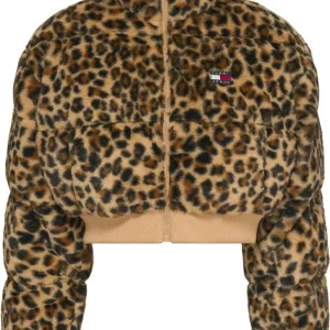 Tommy Hilfiger Giacca Donna Tjw Ultr Crp Leo Faux Fur Tommy Hilfiger Giacca Donna Tjw Ultr Crp Leo Faux Fur