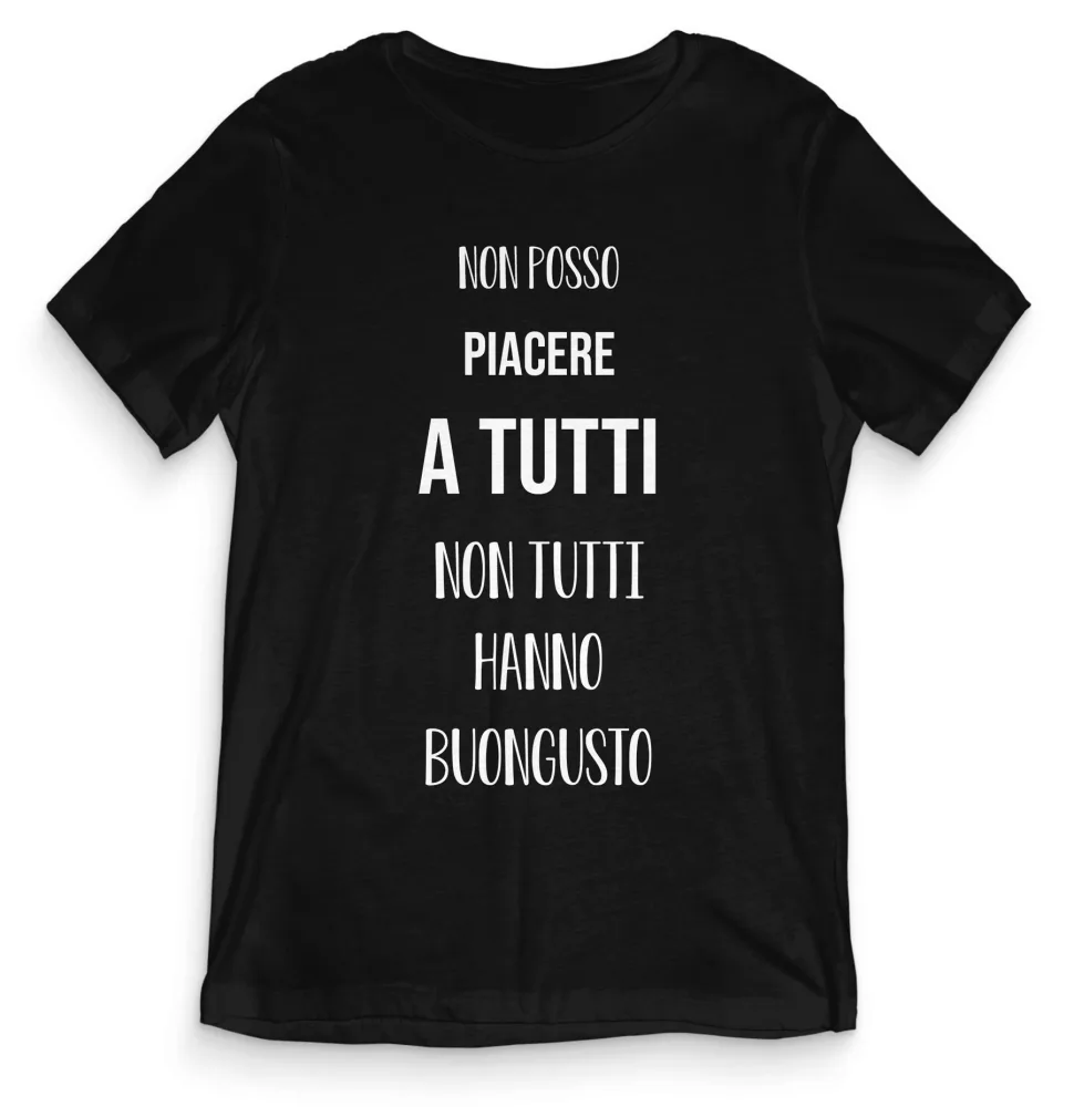TeesBlitz T-Shirt divertente – Non posso piacere a Tutti tee20-019