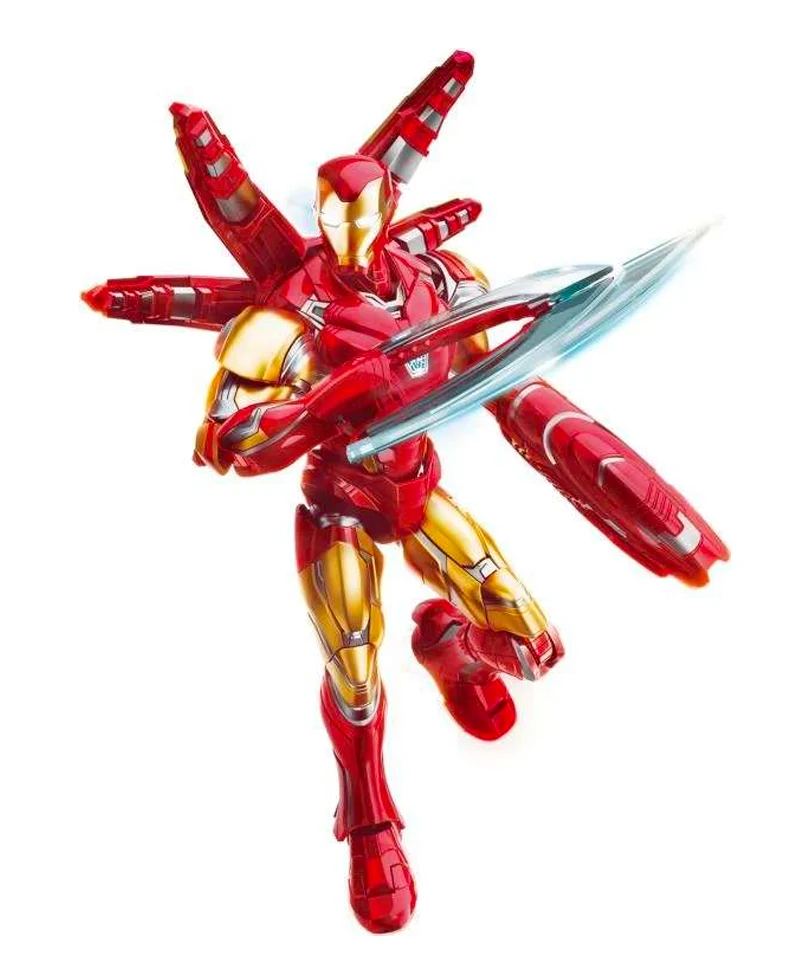 Marvel Infinity Saga Blokees Plastic Model Kit Champion Class Iron Man - immagine 3