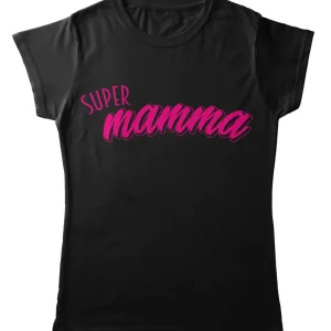 TeesBlitz tee183 – T-Shirt Divertente – Super Mamma TeesBlitz tee183 – T-Shirt Divertente – Super Mamma