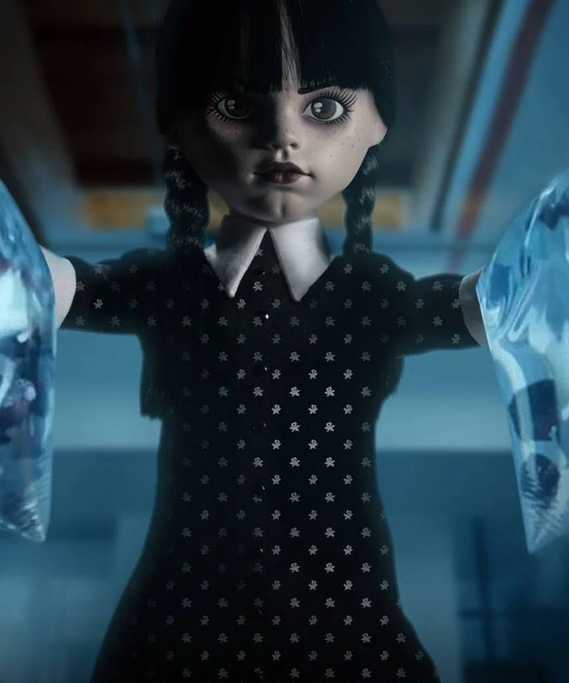 Living Dead Dolls Mezco Deluxe Action Figure Wednesday Addams 25 cm - immagine 3
