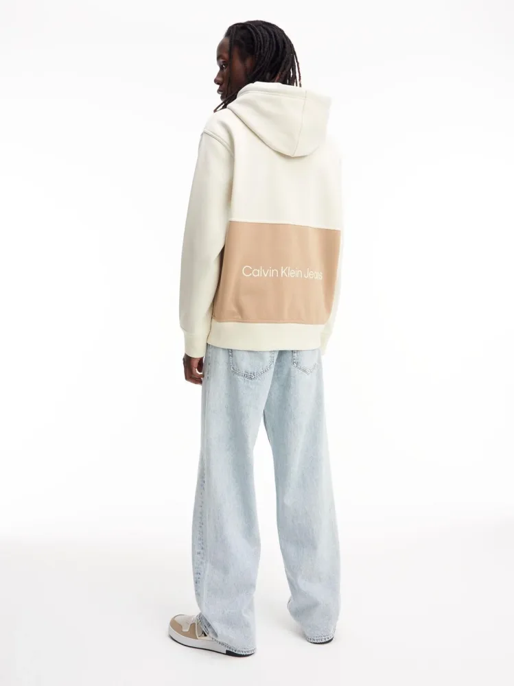 Calvin Klein Felpa Uomo Blocking Hoodie - immagine 2