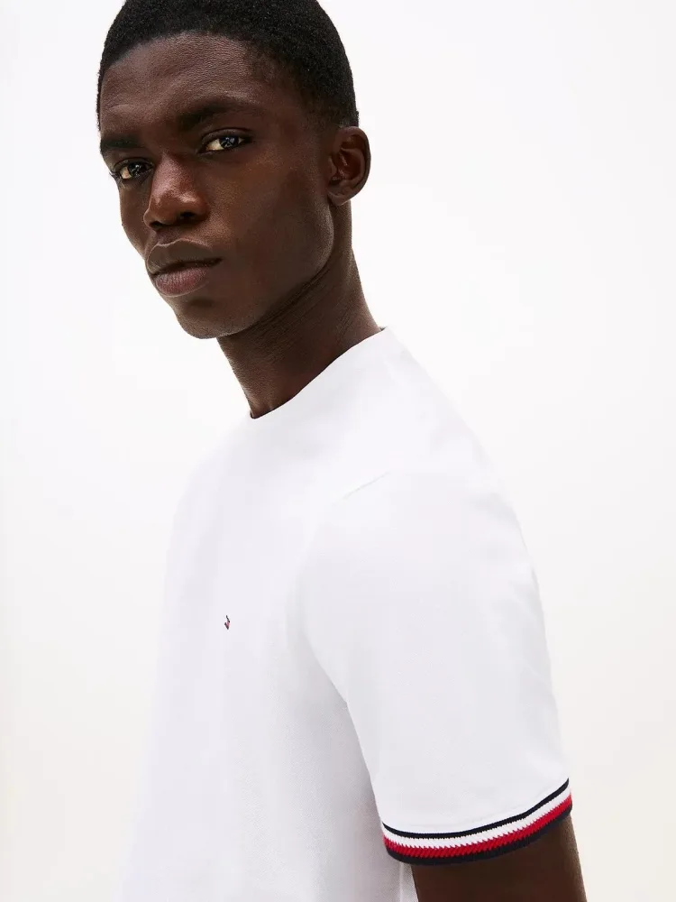 Tommy Hilfiger T Shirt Uomo Global Stripe - immagine 2