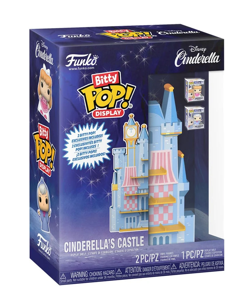 BITTY POP! Display - Cinderella's Castle 2 Exclusive Bitty Pop