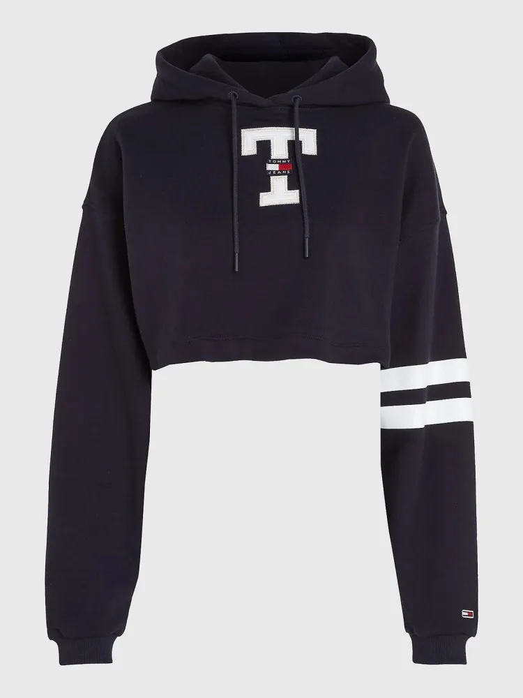 Tommy Hilfiger Felpa Donna Letterman Flag