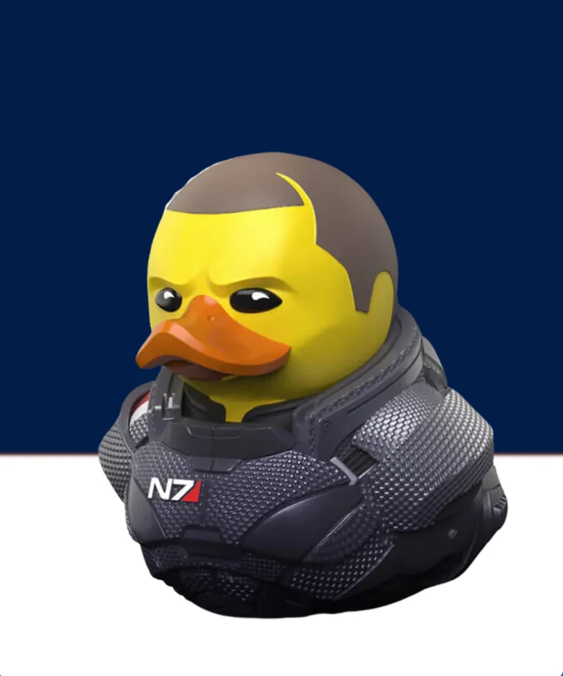 Mass Effect Commander Shepard TUBBZ Cosplaying Duck Collectable