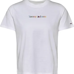 Tommy Hilfiger T Shirt Donna Reg Color Serif Tommy Hilfiger T Shirt Donna Reg Color Serif