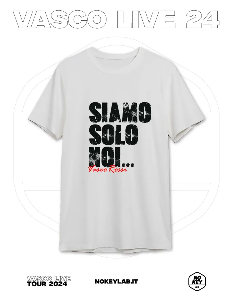 T-SHIRT SIAMO SOLO NOI VASCO LIVE 24 - immagine 2